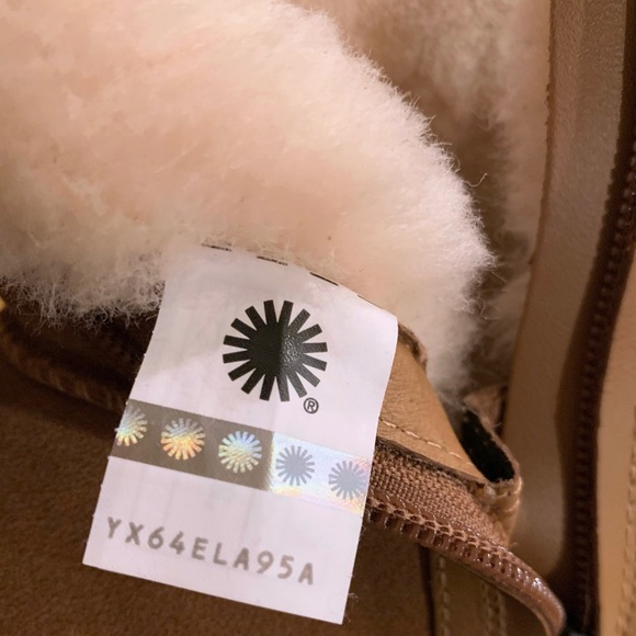 UGG Classic Mini Zip Waterproof Chestnut Boots - Picture 8 of 8